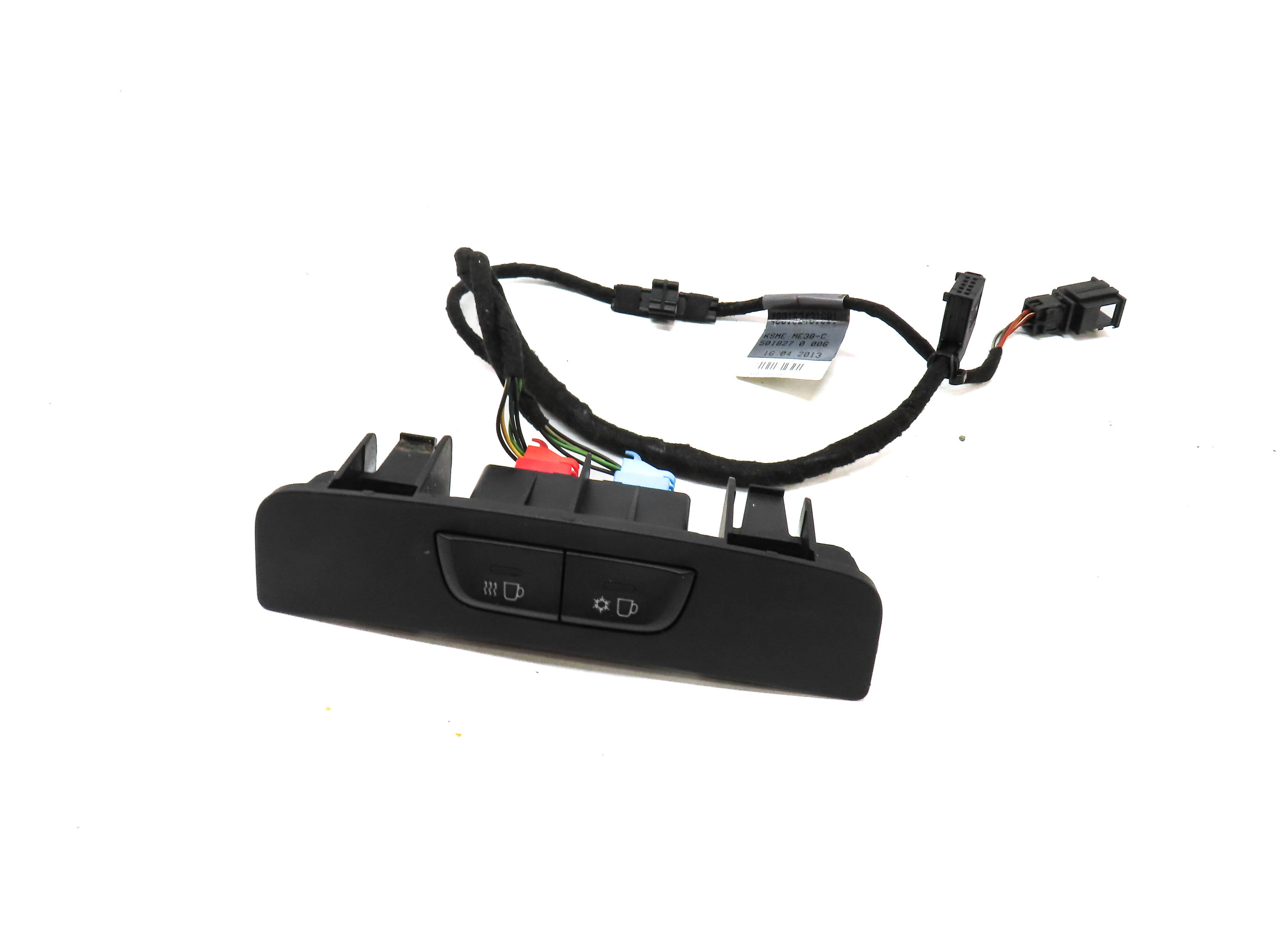 2014 AUDI Q5 (B8 8R) FRONT CENTER CONSOLE CUPHOLDER HOT/COLD CONTROL SWITCH — exact item pictured